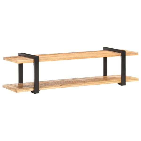 TV-bänk 160x40x40 cm massivt grovt mangoträ - TV-bänk - TV-bänkar - Home & Living