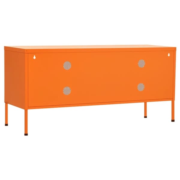 Tv-skab 105x35x50 cm stål Orange - Tv-skab - Tv-skabe - Home & Living