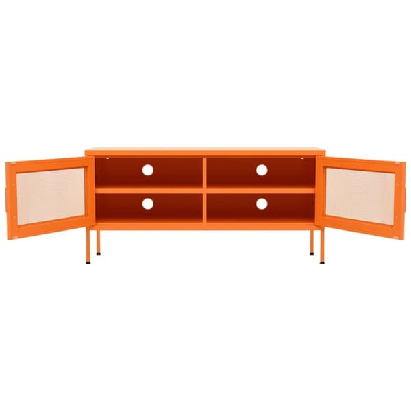 Tv-skab 105x35x50 cm stål Orange - Tv-skab - Tv-skabe - Home & Living