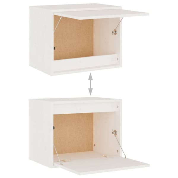 Tv-skabe 4 dele massivt fyrretræ hvid - Tv-skab - Tv-skabe - Home & Living
