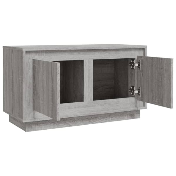 TV-taso harmaa Sonoma 80x35x45 cm tekninen puu - Tv Taso - Puinen Tv Taso - Home & Living