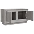 Pikkukuva 8 / 11: TV-taso harmaa Sonoma 80x35x45 cm tekninen puu - Tv Taso - Puinen Tv Taso - Home & Living