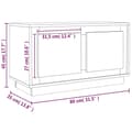 Pikkukuva 11 / 11: TV-taso harmaa Sonoma 80x35x45 cm tekninen puu - Tv Taso - Puinen Tv Taso - Home & Living