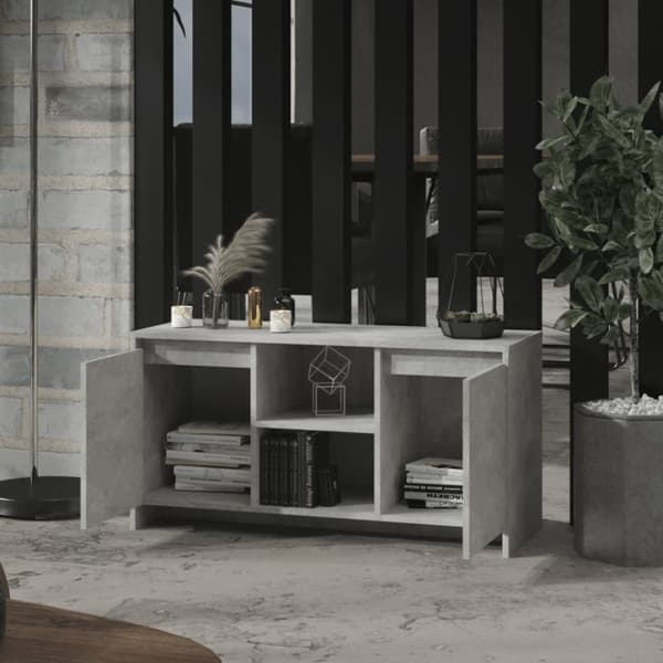 Tv-bord 102x37,5x52,5 cm spånplade betongrå - Tv-skab - Tv-skabe - Home & Living