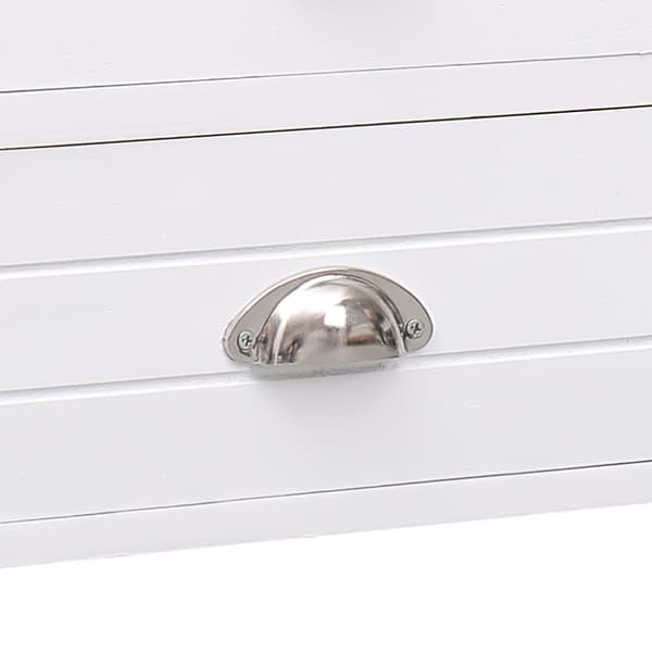 Tv-skab 108x30x40 cm massivt kejsertræ hvid - Tv-skab - Tv-skabe - Home & Living