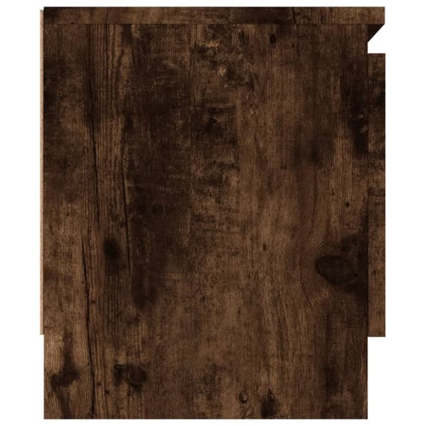 TV-bänk med dörr Rökfärgad ek 102x30x36 cm - Tv-bänk - Tv-bänkar - Home & Living