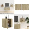 Miniatyrbillede 1 af 11: Væghængte tv-skabe 2 stk. 40x34,5x40 cm sonoma-eg - Væghængt Tv-skab - Væghængte Tv-skabe - Home & Living