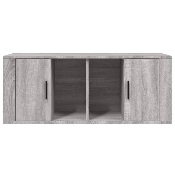 TV-bänk grå sonoma 100x35x40 cm konstruerat trä - TV-bänk - TV-bänkar - Home & Living