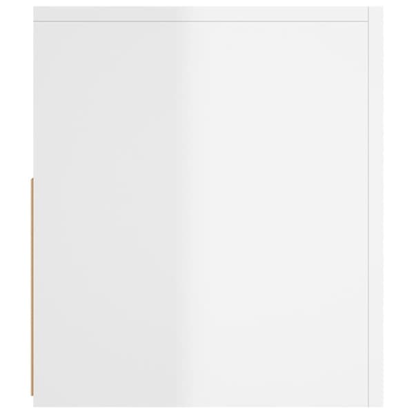 Tv-skab med LED-lys 120x35x40 cm hvid højglans - Tv-skab - Tv-skabe - Home & Living