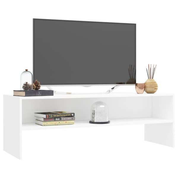 Tv-bänk vit 120x40x40 cm konstruerat trä - Tvbänk - Tvbänkar - Home & Living