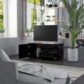 Pikkukuva 4 / 11: TV-taso musta 80x34x36 cm tekninen puu - TV-taso - TV-tasot - Home & Living