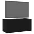 Pikkukuva 5 / 11: TV-taso musta 80x34x36 cm tekninen puu - TV-taso - TV-tasot - Home & Living