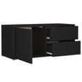 Pikkukuva 7 / 11: TV-taso musta 80x34x36 cm tekninen puu - TV-taso - TV-tasot - Home & Living