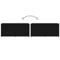 Pikkukuva 10 / 11: TV-taso musta 80x34x36 cm tekninen puu - TV-taso - TV-tasot - Home & Living