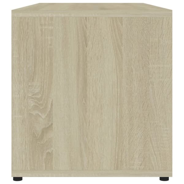 Tv-bänk sonoma-ek 80x34x36 cm konstruerat trä - Tv-bänk - Tv-bänkar - Home & Living