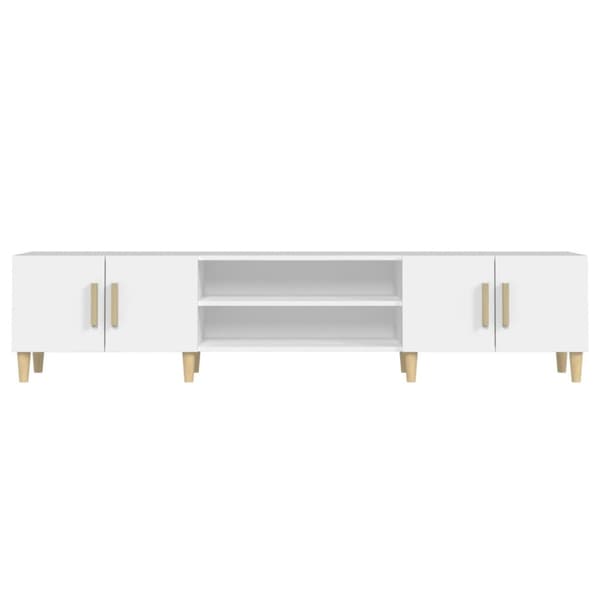 Tv-bord 180x31,5x40 cm konstrueret træ hvid - Tv-skab - Tv-skabe - Home & Living