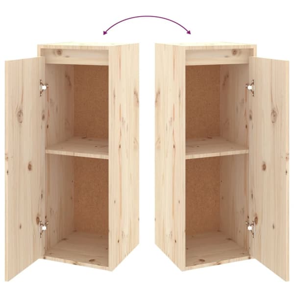 Tv-skabe 4 dele massivt fyrretræ - Tv-skab - Tv-skabe - Home & Living