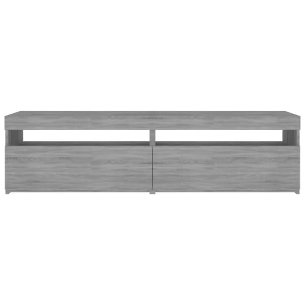 Tv-borde 2 stk. Med LED-lys 75x35x40 cm grå sonoma-eg - Tv-skab - Tv-skabe - Home & Living