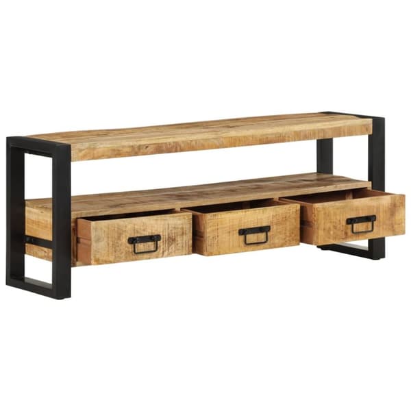 Tv-bänk 120x30x45 cm massivt mangoträ - TV-bänk - TV-bänkar - Home & Living