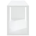 Miniatyrbillede 7 af 8: Tv-bord 80x24x32 cm konstrueret træ hvid - Tv-skab - Tv-skabe - Home & Living