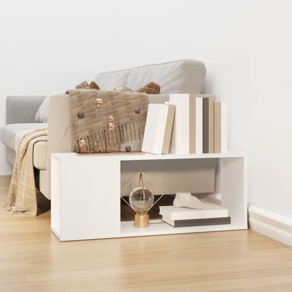 Tv-bord 80x24x32 cm konstrueret træ hvid - Tv-skab - Tv-skabe - Home & Living