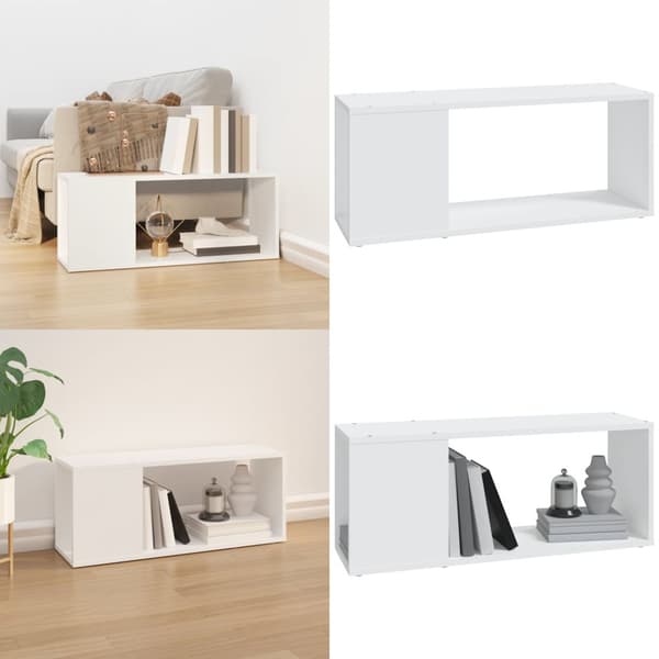 Tv-bord 80x24x32 cm konstrueret træ hvid - Tv-skab - Tv-skabe - Home & Living