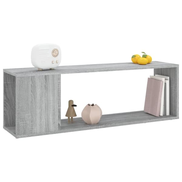 Tv-bänk grå sonoma 100x24x32 cm konstruerat trä - TV-bänk - TV-bänkar - Home & Living