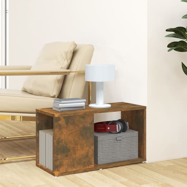 Tv-bord 60x24x32 cm konstrueret træ røget egetræsfarve - Tv-skab - Tv-skabe - Home & Living