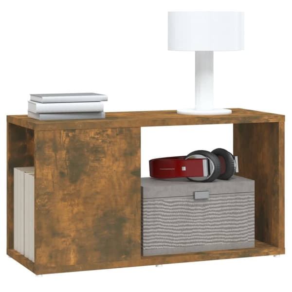 Tv-bord 60x24x32 cm konstrueret træ røget egetræsfarve - Tv-skab - Tv-skabe - Home & Living