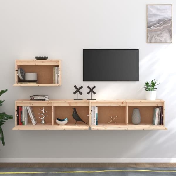 TV-tasot 3 kpl täysi mänty - TV-taso - TV-tasot - Home & Living