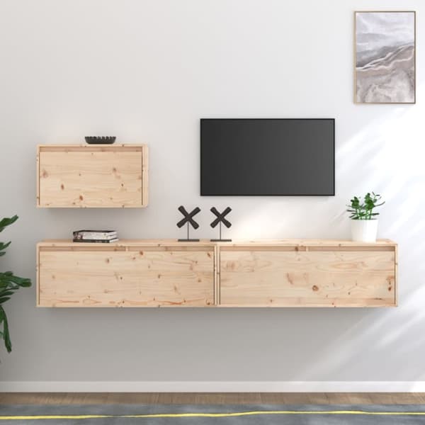 TV-tasot 3 kpl täysi mänty - TV-taso - TV-tasot - Home & Living