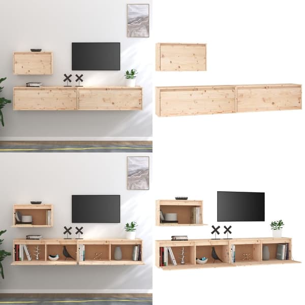 TV-tasot 3 kpl täysi mänty - TV-taso - TV-tasot - Home & Living