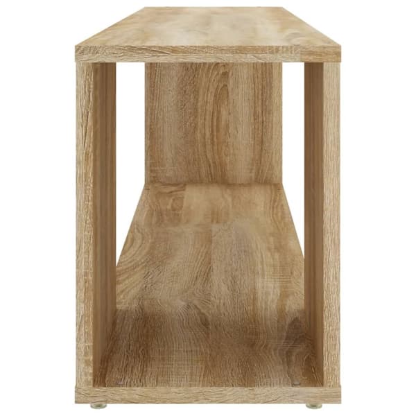 Tv-bänk sonoma-ek 100x24x32 cm konstruerat trä - Väggskåp - Tv-skåp - Home & Living