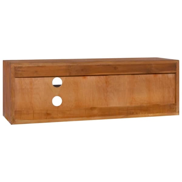 Seinäkiinnitettävä TV-taso 180x30x30 cm täysi tiikki - Seinään Kiinnitettävä TV-taso - Seinään Kiinnitettävät TV-tasot - Home & Living