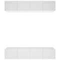 Miniatyrbillede 3 af 11: Tv-skabe 4 stk. 80x30x30 cm konstrueret træ hvid - Tv-skab - Tv-skabe - Home & Living