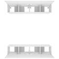 Miniatyrbillede 7 af 11: Tv-skabe 4 stk. 80x30x30 cm konstrueret træ hvid - Tv-skab - Tv-skabe - Home & Living