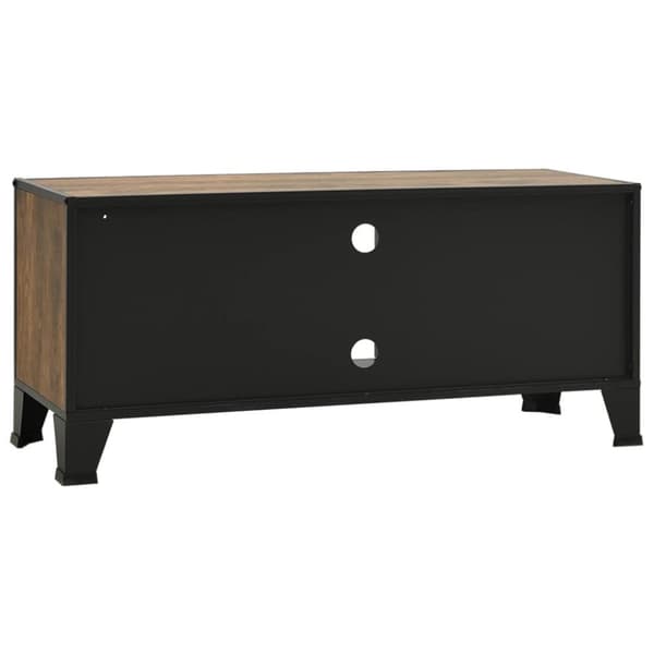 TV-skåp rustik brun 105x36x47 cm metall och MDF - TV-skåp - TV-enhet - Home & Living