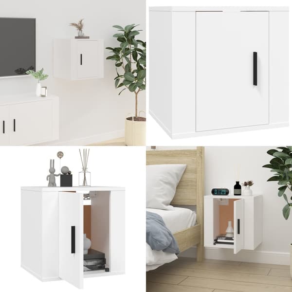 Væghængt tv-skab 40x34,5x40 cm hvid - Væghængt Tv-skab - Væghængte Tv-skabe - Home & Living
