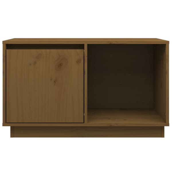 Tv-bänk honungsbrun 74x35x44 cm massiv furu - TV-bänk - TV-bänkar - Home & Living