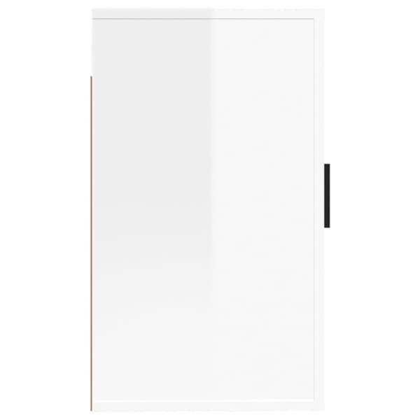 Seinäkiinnitettävät TV-tasot 2kpl kork.kiilto valk 40x34,5x60cm - Seinäkiinnitettävä TV-taso - Seinäkiinnitettävät TV-tasot - Home & Living