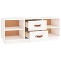 Pikkukuva 8 / 11: TV-taso valkoinen 100x34x40 cm täysi mänty - TV-taso - TV-taso - Home & Living