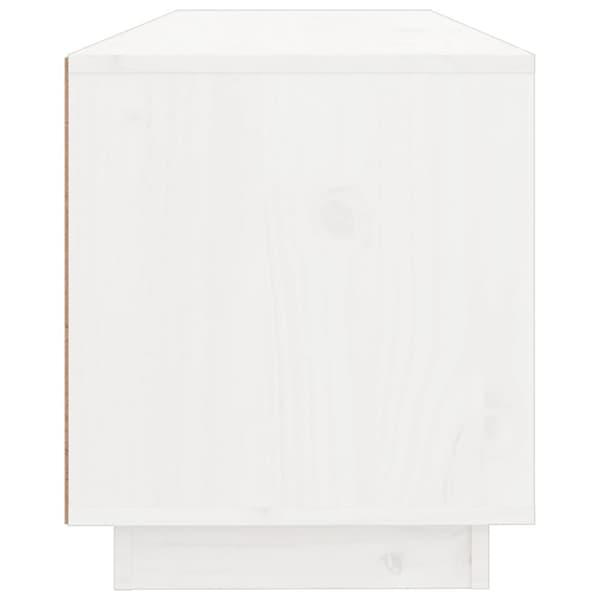 TV-taso valkoinen 100x34x40 cm täysi mänty - TV-taso - TV-taso - Home & Living