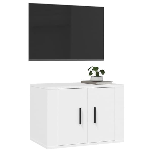 Væghængt tv-skab 57x34,5x40 cm hvid - Væghængt Tv-skab - Væghængte Tv-skabe - Home & Living