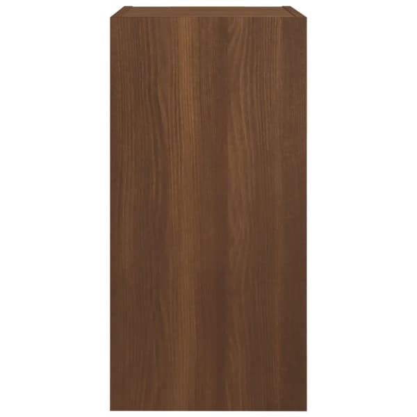 TV-taso 2 kpl ruskea tammi 30,5x30x60 cm tekninen puu - TV-taso - TV-taso - Home & Living