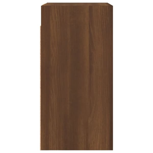 TV-taso 2 kpl ruskea tammi 30,5x30x60 cm tekninen puu - TV-taso - TV-taso - Home & Living
