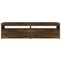 Pikkukuva 8 / 11: TV-taso LED-valoilla 2 kpl savutammi 75x35x40 cm - TV-taso - TV-taso - Home & Living