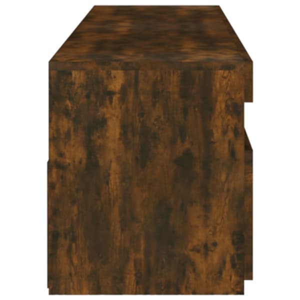 TV-taso LED-valoilla 2 kpl savutammi 75x35x40 cm - TV-taso - TV-taso - Home & Living