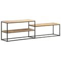 Pikkukuva 5 / 11: TV-taso 180x30x50 cm karkea mangopuu - TV-taso - TV-tasot - Home & Living