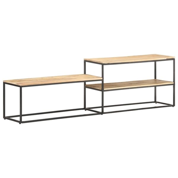 TV-taso 180x30x50 cm karkea mangopuu - TV-taso - TV-tasot - Home & Living