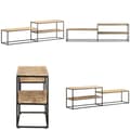 Pikkukuva 1 / 11: TV-taso 180x30x50 cm karkea mangopuu - TV-taso - TV-tasot - Home & Living